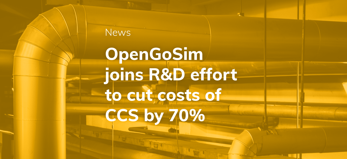 OpenGoSim joins R&D effort to cut costs of CCS by 70%