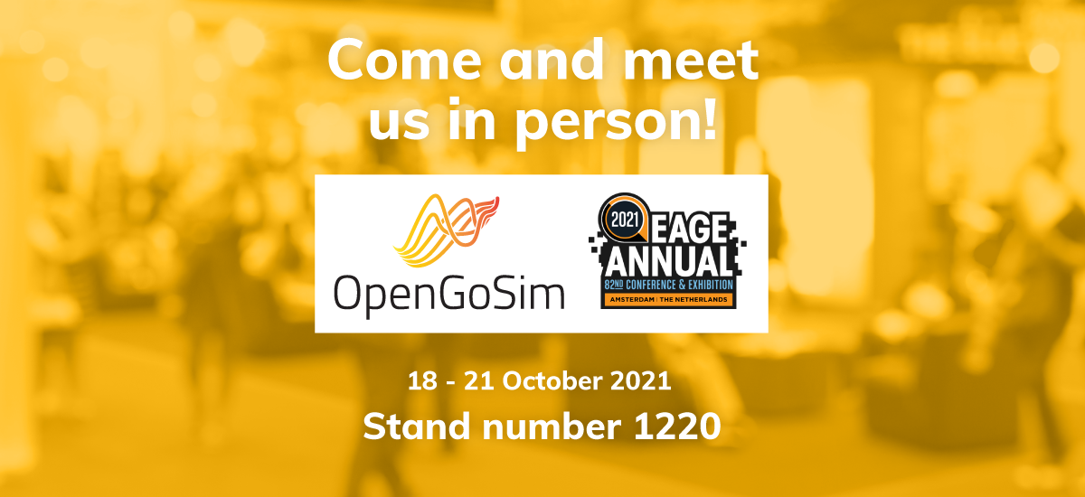 OpenGoSim exhibiting at EAGE 2021